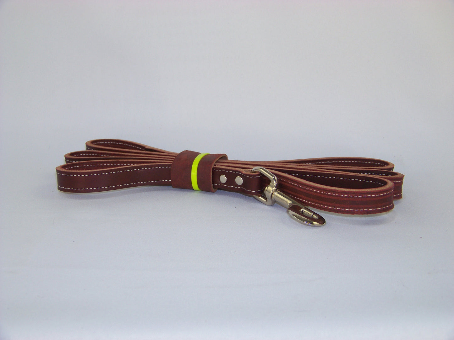 G) Leather Dog Leash 3/4" Wide Approx. 6' Long Our Best Heavy Duty Long Leash