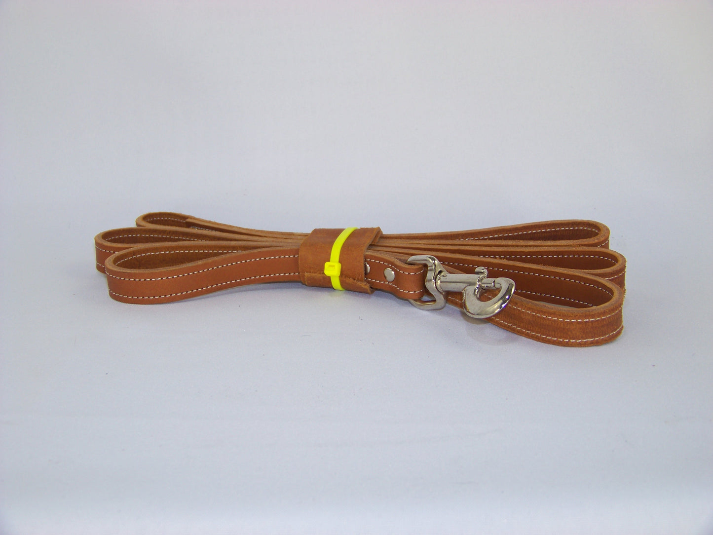 G) Leather Dog Leash 3/4" Wide Approx. 6' Long Our Best Heavy Duty Long Leash
