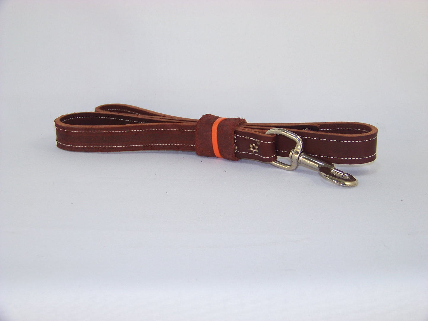 G)   Leather Dog Leash (Shorty) 1" Wide Approx. 3' Long our Heaviest Duty Leash